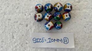 Millefiori Flower Glass <b>Beads</b> 10mm Round Multicolor Lampwork <b>Beads</b> for Jewelry Making <b>Bracelet</b> Necklace Craft Supplies - Product Image 4