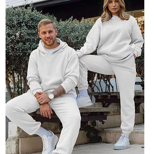 Mens Cotton Athletic Tracksuit Outfit <b>Set</b> Jogger Pants Hooded Sweatshirt Daily Comfort Wear Style - Product Image 6