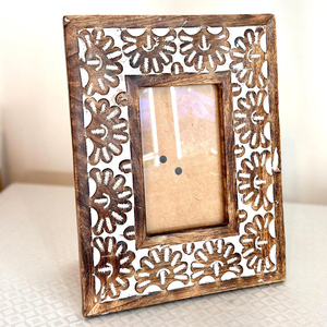 Modern Solid Wood <b>Photo</b> <b>Frame</b> Minimal Clean Tabletop Display for Office Desk Home Contemporary Elegant Decor Design - Product Image 4