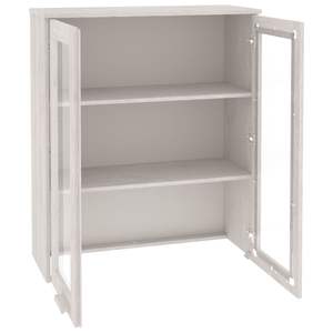 Meuble haut en MDF de pin massif blanc 33,5 x 13,8 x 39,4 po pour salon - Product Image 4