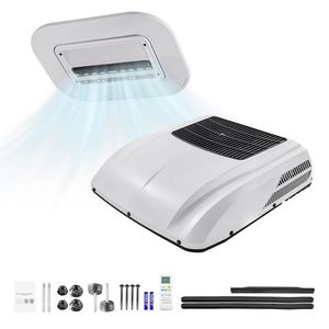 Climatiseur de toit 12V pour camping-car 10000 BTU avec évaporateur en cuivre, silencieux, pour cabine, débit d'air 350 m³/h, idéal pour le stationnement automobile - Product Image 1