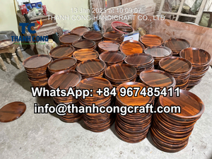 Soportes de pastel de madera hechos a mano al mejor precio al por mayor, ecológicos, hechos en Vietnam, artículo popular para festivales árabes - Product Image 3