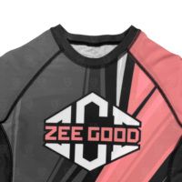 Maillot de protection à manches courtes pour hommes, vêtements de sport en Spandex/Polyester pour BJJ, pour adultes, avec découpe automatique