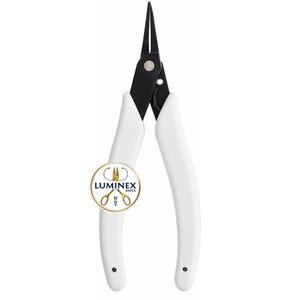 Xuron 450BN <b>Angled</b> Nose Pliers Stainless Steel White Handle Fine Precision Jewelry Electronics OEM Factory CE ISO - Product Image 4