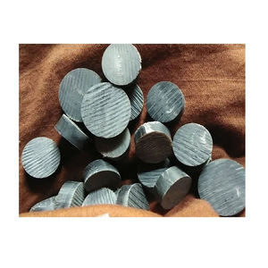 Natural Skin Finish Black Buffalo Horn Button Blanks Handcrafted Sewing Supply at Wholesale Price - Product Image 2