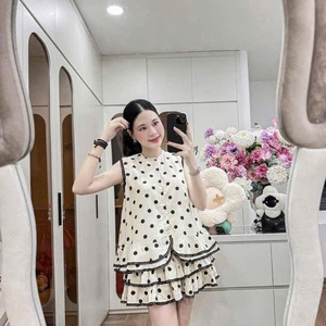 ชุดเสื้อผ้าผู้หญิงสองชิ้นสำหรับฤดูร้อน สไตล์ลำลอง ผ้าฝ้ายเนื้อนุ่ม เป็นมิตรกับสิ่งแวดล้อม ซักได้ สวมใส่สบาย แฟชั่นธรรมชาติ  แบบยาว  สามารถปรับแต่งได้ - Product Image 3