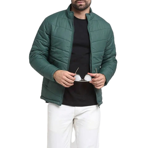 Veste matelassée personnalisée de qualité supérieure, fabriquée au Pakistan, vestes matelassées amples sur mesure pour hommes, manteau matelassé épais pour l'hiver - Product Image 2