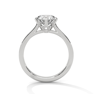 Bague en argent avec diamant, design personnalisé de qualité supérieure, pour fiançailles, anniversaire, célébrations et occasions spéciales, disponible à la vente - Product Image 3