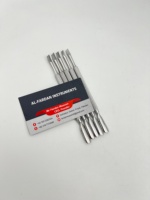 Outils professionnels réutilisables en acier inoxydable pour le nettoyage des cuticules et l'élimination des peaux mortes, double extrémité, manucure et pédicure