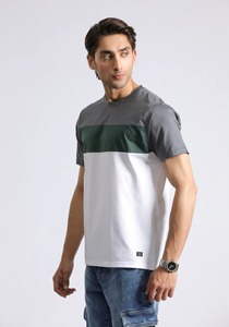 Camiseta casual de algodón de manga corta con logo personalizado, corte regular, estilo urbano, unisex. - Product Image 4