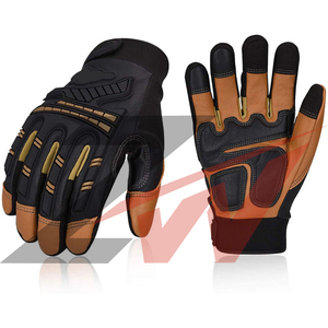 Guantes de Trabajo Mecánicos de Dedo Completo, Duraderos, Casuales para Exteriores, Largos hasta la Muñeca, para las Cuatro Estaciones, de Poliéster y Algodón, Ligeros y Multifuncionales - Product Image 3