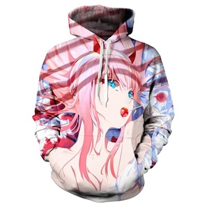 Sudadera con capucha de algodón 100% para hombre de Bangladesh Temporada de invierno Diseño digital 3D impreso con dibujos animados - Product Image 4
