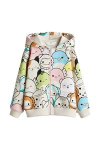 Logo personnalisé enfants garçons et filles sweats à capuche d'hiver respirant confortable 100% coton polaire imprimé teint pour l'acheteur en vrac - Product Image 4