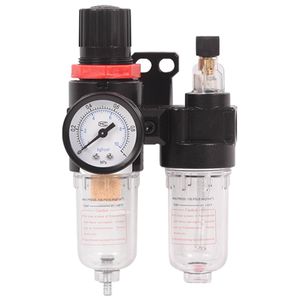 Unidad de Tratamiento de Aire Neumática 3 en 1 con Filtro Doble y Regulador con Trampa de 1/4 NPT - Product Image 1