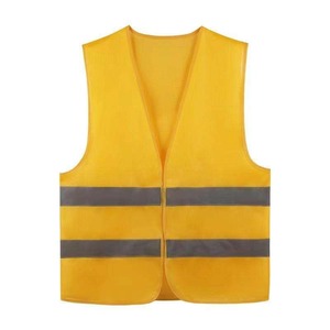 Chaleco de trabajo de alta visibilidad clase 2, verde y negro, de malla de poliéster, reflectante, de seguridad industrial para hombres - Product Image 2