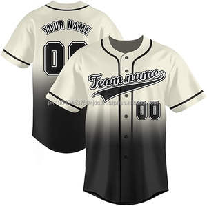 Maillot de baseball personnalisé pour hommes et femmes chemises boutonnées maillot de softball avec nom et numéro S-7XL - Product Image 3