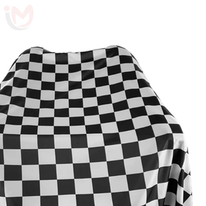 Prix d'usine – Cape de coiffure personnalisée en polyester pongé imperméable et antistatique pour hommes, taille ajustable, logo personnalisé - Product Image 3