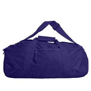 Black <b>Duffel</b> <b>Bag</b> Polyester Sport Gym <b>Bag</b> Zipper Closure Durable Fitness Exercise Training <b>Bag</b> - Product Image 6
