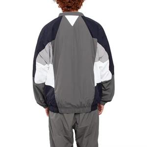 Conjunto Corto de Chaqueta Cortavientos y Pantalón de Chándal de Nylon Vintage 2026 para Hombre, Azul Carolina y Blanco - Product Image 4