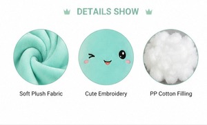 Cojín de Peluche para Niños, Almohada de Tela Suave de Velboa, Soporte Seguro para Dormir para Bebés, Personalizado, OEM, Venta al Por Mayor - Product Image 4