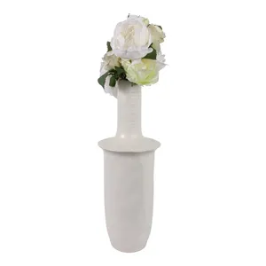 Coastal Iron Eco-Friendly Flower <b>Vase</b> for Resort Dining Area Bulk Metal Import Export Business - Product Image 4