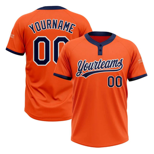 Blank New Design Wholesale Best Quality Unisex <b>Half</b>-Sleeve Baseball Jerseys Wholesale High Fashion Short Sportswear with Custom - Product Image 6
