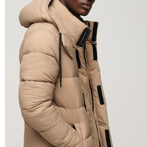 Veste d'hiver personnalisée en nylon et polyester, manteau en duvet pour homme, manches longues, respirant, veste d'hiver tendance - Product Image 3