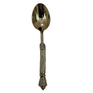 NEW Luxury <b>ornate</b> handle spoon royal look stainless steel cutlery elegant dining decor classical design hot sale premium kitchen - Product Image 1
