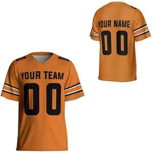 Camiseta de Fútbol Americano Personalizada con Sublimación, Diseño de Bordado, Ropa Deportiva Moderna - Product Image 3