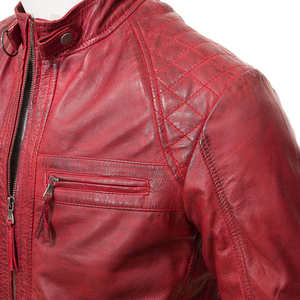 Veste en cuir véritable pour homme, style streetwear, taille personnalisée, décontractée, pour l'hiver, imperméable, coupe-vent, respirante, prix bas, tendance - Product Image 4