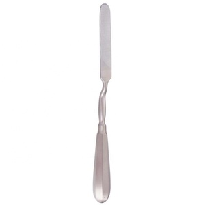 Lima para huesos de acero inoxidable alemán, manual, ultrafina, para cirugía plástica, 17 cm, cabeza de 20 mm, mango de Tufnol, 5 oz, CE - Product Image 1