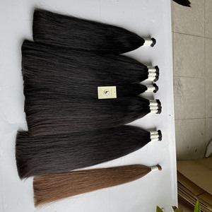 Top Quality Vietnamese Human <b>Hair</b> 1Kg No Weft Raw Human <b>Hair</b> Bulk - Product Image 3