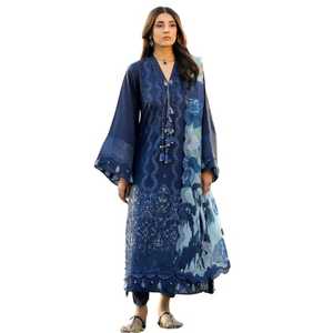 Dernières créations de vêtements indiens et pakistanais, salwar kameez, costumes pakistanais pour femmes, broderies riches, prêts à porter, 3 pièces. - Product Image 1
