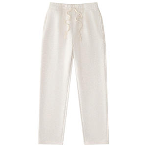 Pantalon de survêtement molletonné violet personnalisé pour homme, coupe droite, taille à cordon, décontracté, pour la détente, vente en gros pour acheteurs B2B de vêtements aux États-Unis, au Royaume-Uni et en UE - Product Image 2