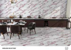 Carreaux de porcelaine brillants de luxe modernes de designer, format 600x1200, grands carreaux pour la décoration intérieure - Product Image 6