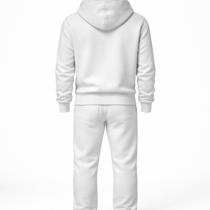 Wholesale Custom <b>Zip</b> <b>Up</b> Hoodie and Sweatpants Set for Bulk Orders - Manufacturer Direct - Product Image 2