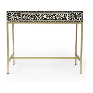 Table de Chevet Florale en Os Incrusté, Style Moderne et Luxueux, pour Restaurants, Hôtels, Chambres à Coucher, Décoration Intérieure, Table Basse – Vente en Gros - Product Image 4