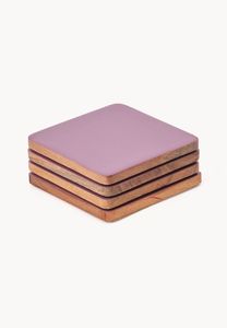 Handmade Wooden Coaster Set With New Look Durable Smooth Surface Perfect For <b>Table</b> <b>Protection</b> Or Decorative Purposes - Product Image 5
