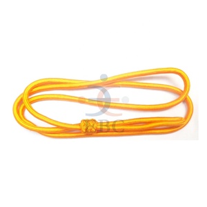 สายนาฬิกาผ้าไหมสีเหลืองทองแบบมีสาย OEM,ชุดสายไฟขบวนพาเหรดพร้อมตะขอโลหะอุปกรณ์สำหรับพิธีการขายส่ง - Product Image 1