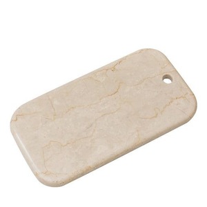 Planche à découper en marbre artisanale, fabriquée en pierre naturelle, pour la cuisine à domicile et accessoires de cuisine élégants - Product Image 4