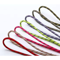 Lacets ronds en polyester de qualité supérieure, lacets de remplacement durables pour chaussures de sport et décontractées
