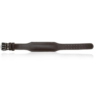 Ceinture de musculation en cuir réglable et robuste avec boucle à double ardillon antidérapante pour Cross-fit et Powerlifting - Product Image 6