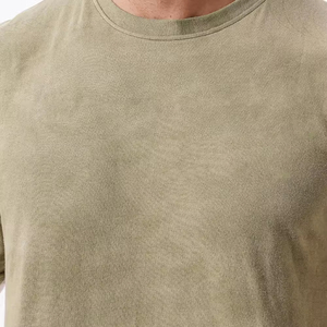 Camisetas de hombre con lavado ácido 2026, 100% algodón, de secado rápido, tela peinada, bajo precio, estilo oversize y corte holgado - Product Image 5