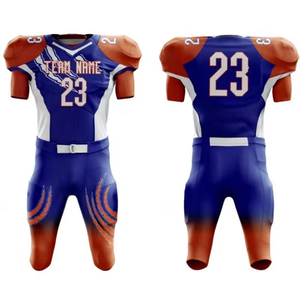 Uniforme de Fútbol Americano Personalizado de Diferentes Estilos y Colores, Cómodo y de Secado Rápido - Product Image 1