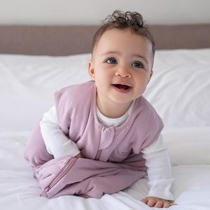 Saco de Dormir Personalizado para Bebé, Algodón Orgánico Ecológico, Color Sólido para Toda Temporada, Saco de Dormir para Recién Nacido, Suave y Transpirable - Product Image 4