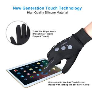 Gants de cyclisme d'été pour femmes/hommes, à doigts entiers, coupe-vent, respirants, rafraîchissants, compatibles écran tactile, en polyester et élasthanne - Product Image 6