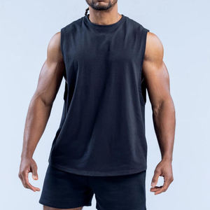 Débardeur personnalisé pour homme, sans manches, en coton, respirant, pour l'entraînement, prix d'usine - Product Image 6