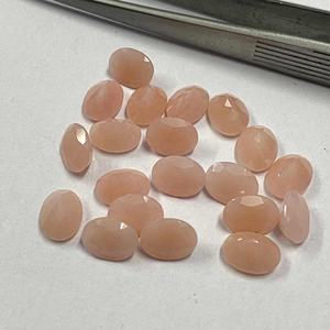 Piedra semipreciosa de cuarzo de guayaba Rosa Natural de 5x7mm, grado AAA, corte ovalado facetado, envío rápido, venta al por mayor, piedras preciosas calibradas - Product Image 3