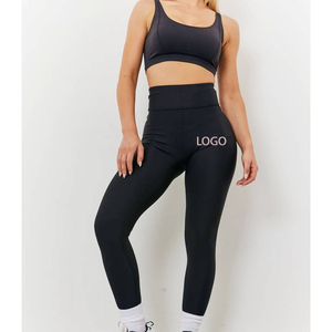 Conjunto Deportivo OEM para Mujer, Sujetador Deportivo con Push-Up, Leggings de Alto Impacto, Spandex de Alta Elasticidad, Sexy, 2 Piezas - Product Image 1