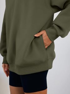 Servicio OEM, Nuevo Diseño, Sudadera Extra Grande para Mujer, Antiencogimiento, Otoño Invierno, Logotipo Personalizado, Nueva Llegada, Mejor Estilo, Sudadera Extra Grande para Mujer - Product Image 6